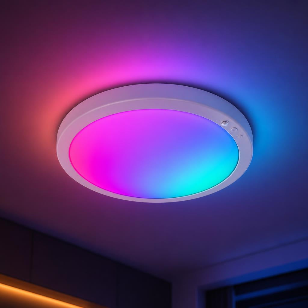 LuxyGlowAura glowing on a ceiling